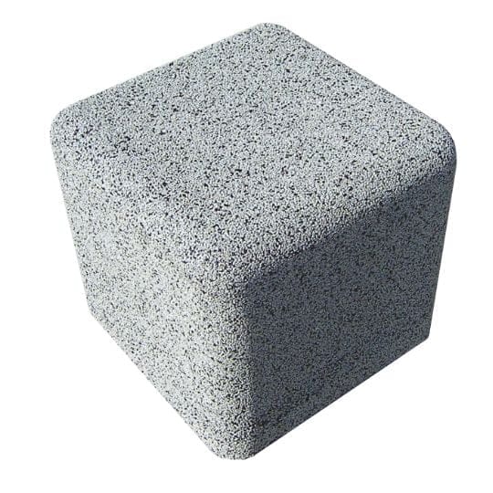 ECO-URBAN 6 ECO-CUBE, asiento individual de caucho reciclado