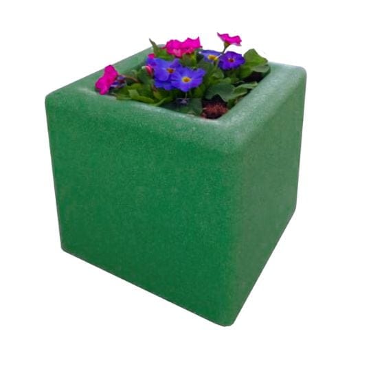 ECO-URBAN 5 ECO-PLANTER L, maceta de material reciclado de la línea ECO-URBAN