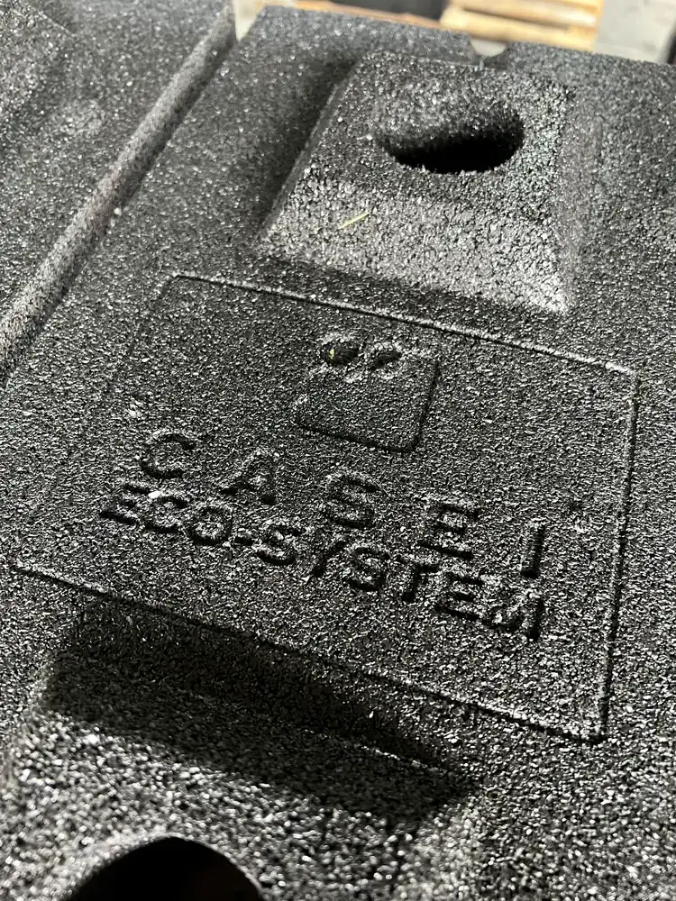 Detalle de la marca en el lastre ECO-BALLAST