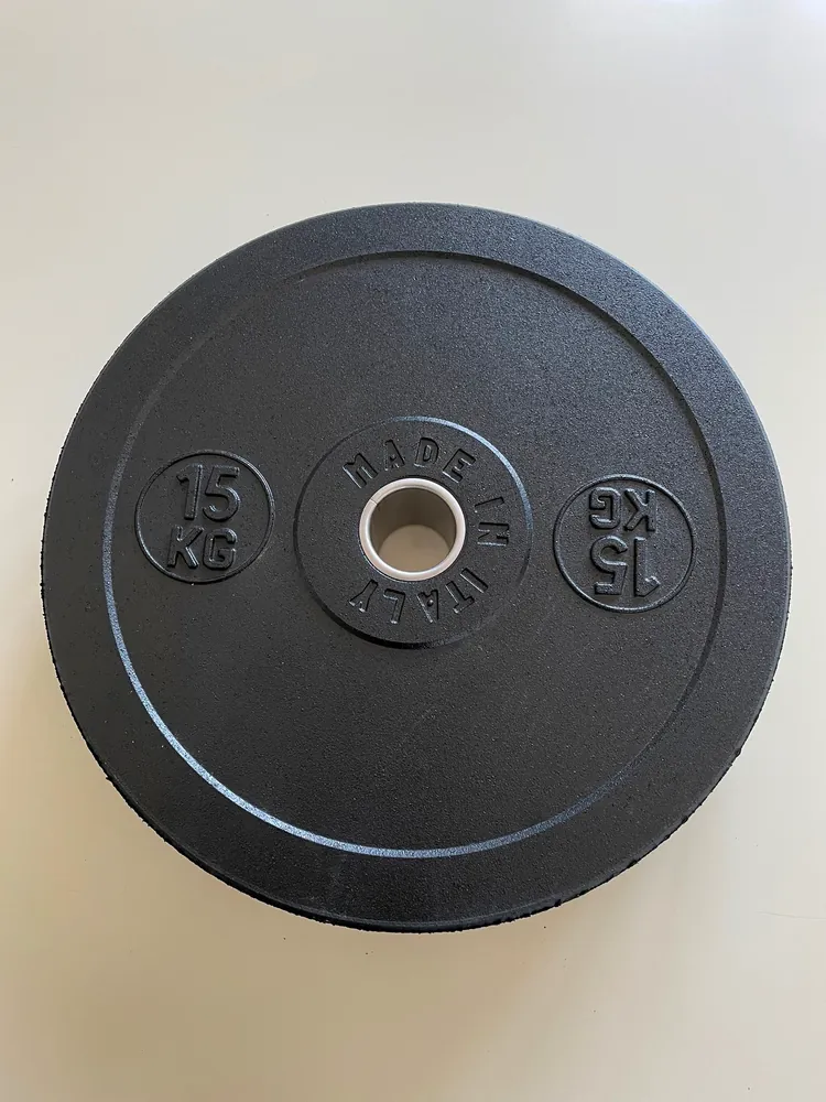 La otra cara del disco ECO-BUMPER de 15 kg