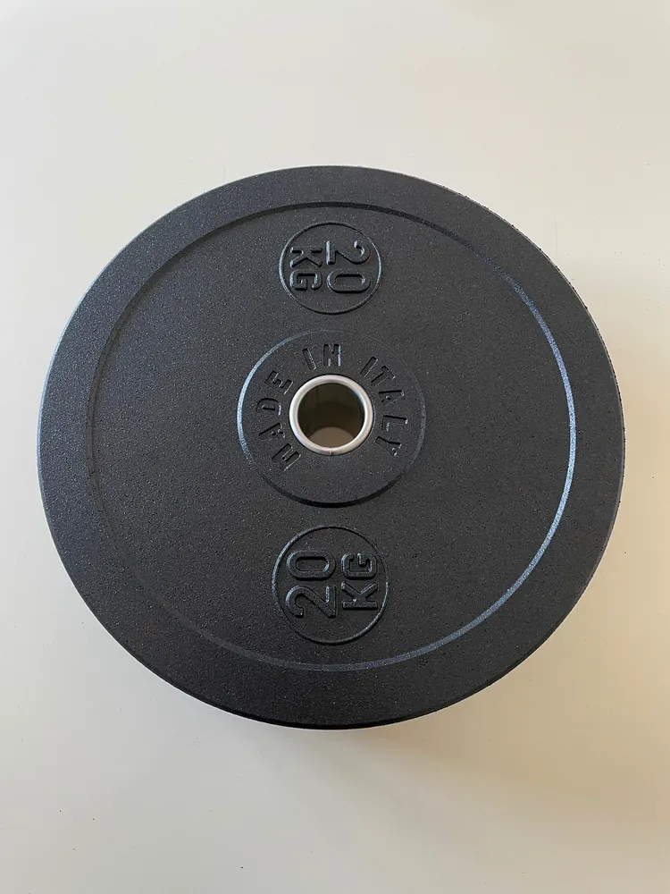 Primera cara del disco ECO-BUMPER de 20 kg