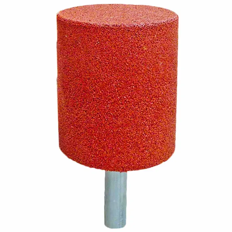 ECO-FUN 10 Rotes, zylindrisches ECO-DRUM-Element vor weißem Hintergrund