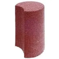 ECO-FUN 11 Rotes, zylindrisches ECO-DRUM SLIM-Element vor weißem Hintergrund