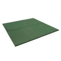 ECO-FUN 6 Grüne ECO-PAV-Platten, isoliert auf weißem Hintergrund