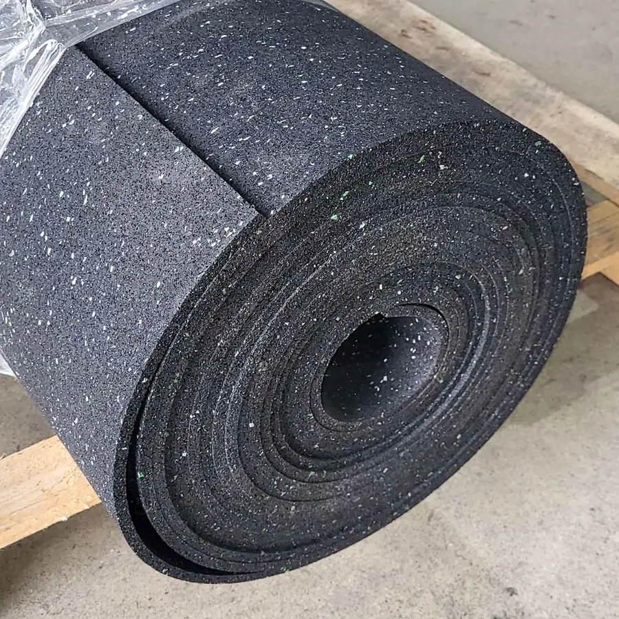 Detalle de la superficie de caucho reciclado de ECO-KARGRIP ROLL