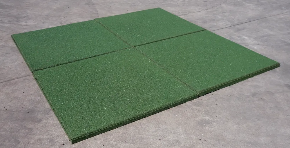 ECO-PAV 12 Detalle de la superficie verde de las baldosas ECO-PAV